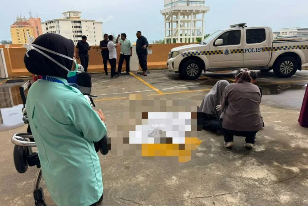 Mangsa ditemui di kawasan tempat letak kenderaan di tingkat enam pangsapuri berkenaan.