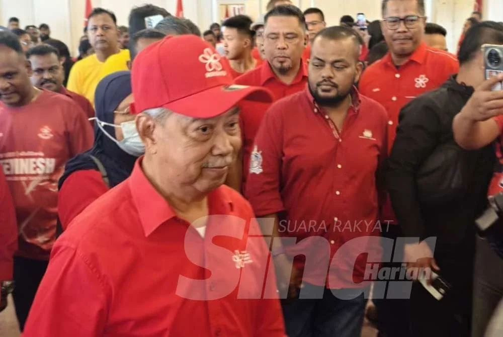 Muhyiddin menghadiri Majlis Pelancaran Manifesto Bersatu di Nilai pada Sabtu.