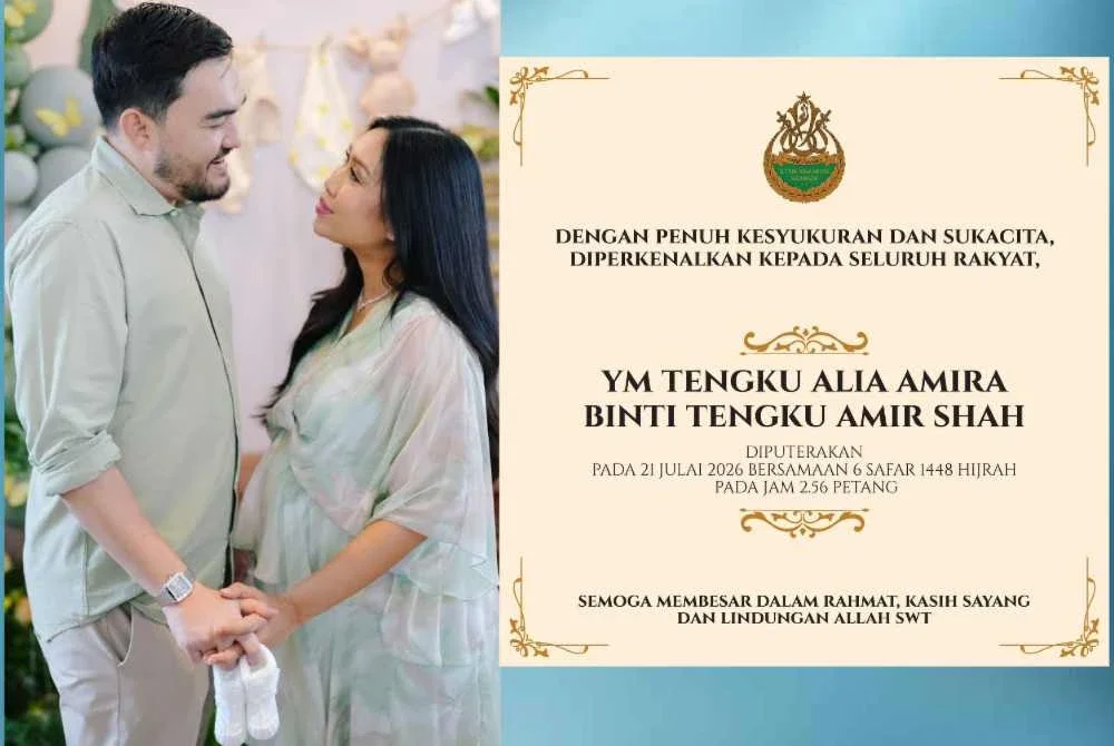 Menerusi hantaran di Instagram rasmi Raja Muda Selangor, puteri sulung pasangan diraja itu dilahirkan pada 2.56 petang, 21 Julai lepas.
