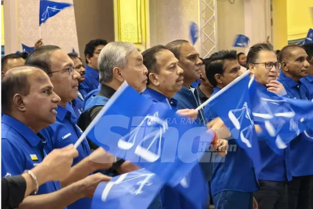 Ahmad Zahid ketika smenghadiri Majlis Ramah Mesra Bersama Masyarakat Kaum India Negeri Sembilan di Lukut pada Sabtu.