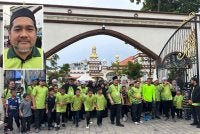 Pelepasan peserta berjalan kaki pada karnival berkenaan pada Sabtu.  - Gambar kecil (Ridwan) - Foto: SINAR HARIAN/ADILA SHARINNI WAHID