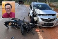 Penunggang motosikal kekal sebagai kumpulan paling terdedah dengan risiko kemalangan di jalan raya apabila merekodkan 70.18 peratus daripada 400 kes kematian. Gambar kecil Ka Foo
