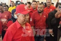 Muhyiddin menghadiri Majlis Pelancaran Manifesto Bersatu di Nilai pada Sabtu.