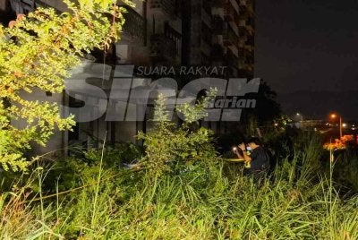 Kejadian di Flat Sungai Pari itu disedari seorang pengawal keselamatan yang kebetulan melakukan rutin rondaan sebelum memaklumkan kepada pihak berkuasa.