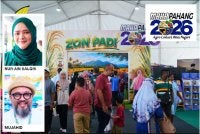 Penganjuran MAHA Pahang 2026 di Dataran Raub, Dewan Jubli Perak dan Taman Tasik Raub menerima sambutan luar biasa. Foto: HALIM WAHID