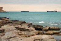 Laut Kaspia terletak antara Iran, Rusia dan beberapa negara Asia Tengah.