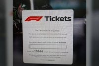 Peminat terpaksa menunggu lama untuk mendapatkan tiket Grand Prix Formula 1 Gulf Air Bahrain.