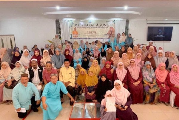 Sebahagian daripada mereka yang hadir pada Mesyuarat Agung Tahunan PRNNK Kali Ke-7 yang berlangsung di Hotel Citra Kadok, Kota Bharu pada Sabtu.