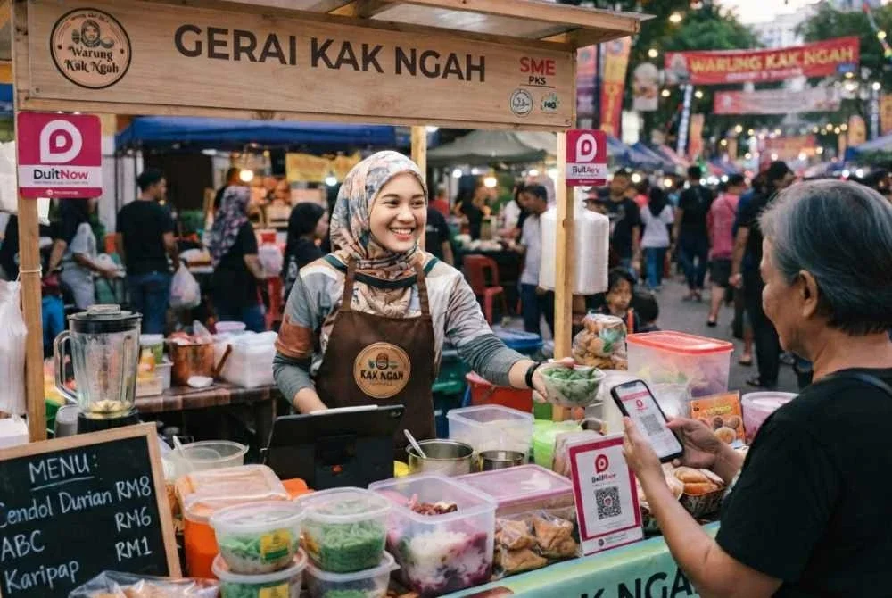 Penjual baharu yang menyertai perkhidmatan Fulfilled by Shopee (FBS) akan menikmati pengecualian komisen, sekali gus mengurangkan kos permulaan. - Imej janaan AI