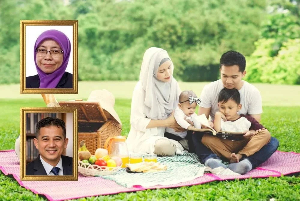 LELAKI qawwam akan melaksanakan tanggungjawabnya sebagai suami dan bapa dengan baik. Foto Canva/Gambar kecil: DR KHAIRUL HAMIMAH (atas) dan DR ZAIZUL (bawah)