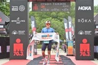 Tikhonin mengungguli kategori elit lelaki perlumbaan IRONMAN 70.3 sempena Festival Pelbagai Sukan Desaru Coast.