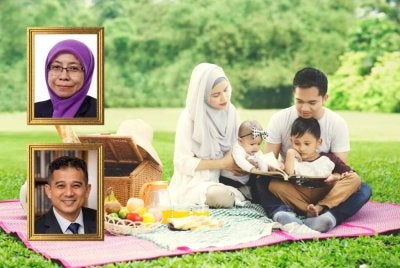 LELAKI qawwam akan melaksanakan tanggungjawabnya sebagai suami dan bapa dengan baik. Foto Canva/Gambar kecil: DR KHAIRUL HAMIMAH (atas) dan DR ZAIZUL (bawah)