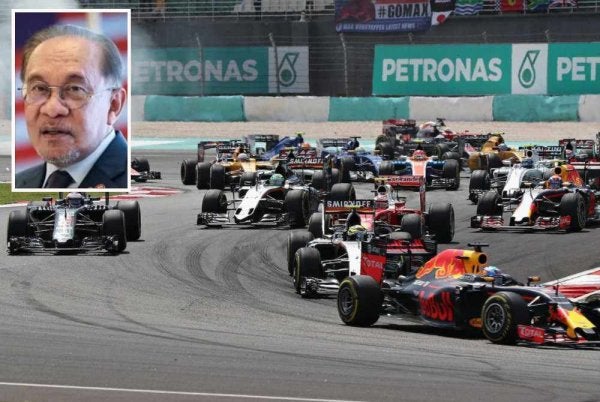 Kali terakhir perlumbaan F1 diadakan di Litar Antarabangsa Sepang ialah pada 2017. - Gambar kecil (Anwar)
