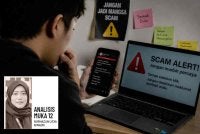 Bagi mahasiswa, langkah paling mudah sebenarnya bermula dengan diri sendiri. Jangan mudah terpengaruh dengan tawaran yang terlalu indah untuk dipercayai. Foto dijana AI 