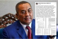Tangkap layar media sosial Muhammad Sanusi pada Selasa.