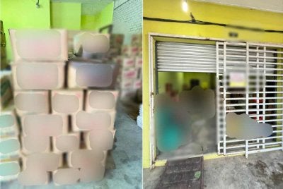 Kegiatan sebuah premis yang dipercayai dijadikan lokasi transit penyimpanan minyak masak peket sebelum dijual kepada penduduk sekitar terbongkar apabila diserbu PGA bersama KPDN di Wakaf Bharu, Tumpat pada Selasa. Foto: PGA
