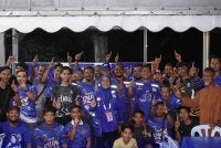 S Leza ketika walkabout sekitar DUN Pilah.

