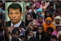 Pertubuhan Hak Asasi Manusia Etnik Rohingya Myanmar Malaysia (Merhrom) merayu agar kerajaan Malaysia tidak menghantar pulang 5,000 pelarian Rohingya ke Myanmar . Gambar kecil: Zafar