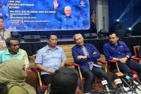 
Pengerusi Barisan Nasional (BN), Datuk Seri Dr Ahmad Zahid Hamidi ketika sidang media selepas Sesi Libat Urus Bersama Pimpinan Masyarakat Negeri Sembilan Tahun 2026 (JPKK) di Gemencheh pada Khamis.