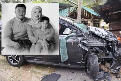 Mangsa kemalangan maut selepas dirempuh Perodua Aruz di Jalan Batu 17 Hulu Langat di sini pada Rabu.