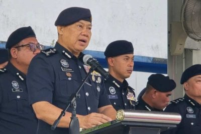 Ab Rahaman ketika berucap pada majlis pelepasan petugas di Ibu Pejabat Polis Kontinjen (IPK) Johor pada Khamis.