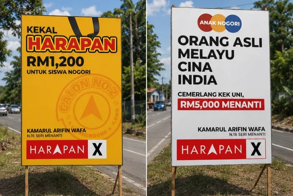 Tinjauan mendapati poster calon Pakatan Harapan (PH) tampil dengan pelbagai variasi dan pendekatan kreatif.