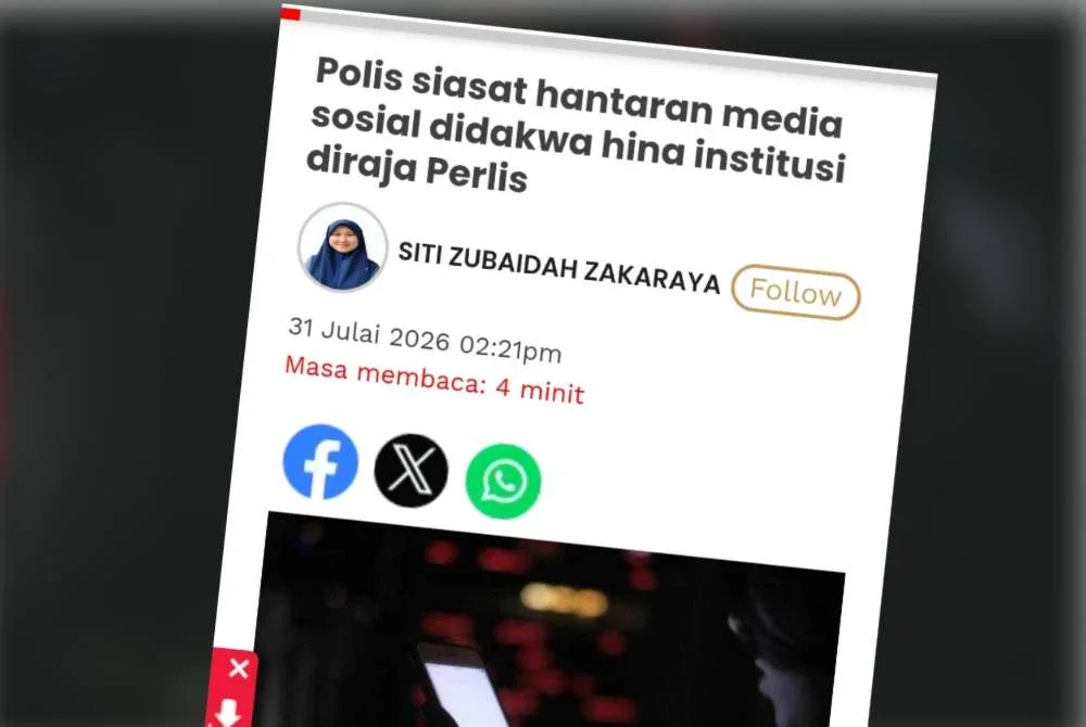 Pas dukacita, kesal hantaran media sosial didakwa hina institusi diraja Pas dukacita, kesal hantaran media sosial didakwa hina institusi diraja