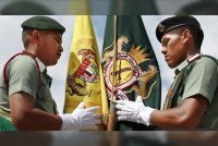 Sebilangan pasukan tentera telah dianugerahkan Panji-Panji Yang di-Pertuan Agong yang merupakan sebagai satu bentuk pengiktirafan tertinggi. Foto Bernama