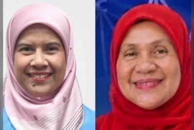 S Leza (gambar kanan) berjaya menewaskan Noorzunita Begum dengan majoriti 728 undi.