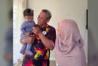 Antara gambar dan video yang dikongsikan anak Aminuddin menerusi akaun media sosialnya.