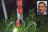 Antara meter air hilang yang tular di media sosial. Gambar kecil: Abdul Karim