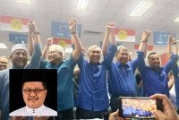 Kemenangan BN dengan kerjasama PN tidak seharusnya diraikan dengan keangkuhan namun mandat tersebut mesti diterima dengan rasa rendah hati dan penuh tanggungjawab.Gambar kecil: Rosdi Amir