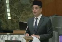 Mohammad Fahmi semasa membentangkan Rang Undang-Undang Enakmen Undang-Undang Tubuh Kerajaan Selangor (Pindaan) 2026 berkaitan peruntukan agama negeri dan penubuhan Mahkamah Syariah semasa Sidang DUN Selangor pada Isnin.