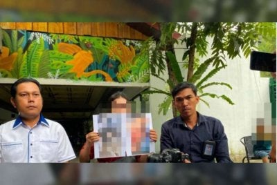 Ibu kepada bayi berusia lapan bulan yang didakwa dijual oleh bapa kandungnya di Jambi hadir bersama peguamnya ketika memberi kenyataan kepada media. Foto: DetikSumbagsel