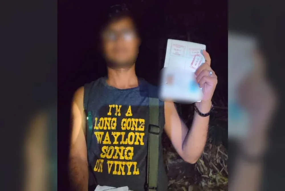 Mangsa yang dilaporkan sesat di kawasan Air Terjun Kanching di sini ditemukan selamat. Foto BBP Rawang