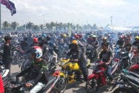 Himpunan RXZ Members mencetuskan kontroversi khususnya membabitkan keselamatan pengguna jalan raya. Foto fail Bernama