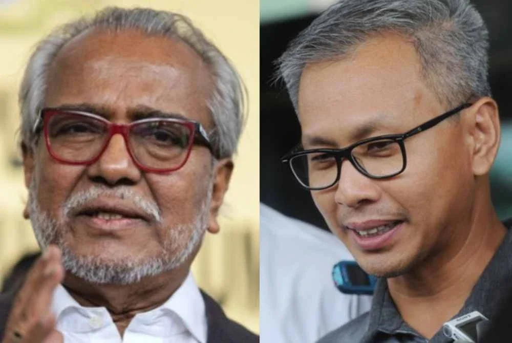 Muhammad Shafee (kiri) membantah sebahagian besar kandungan pernyataan saksi itu dengan alasan ia berdasarkan maklumat daripada sumber kedua dan bukannya pengetahuan peribadi Tony.