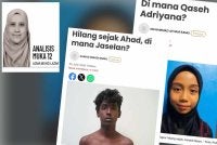 Laporan Sinar Harian berhubung kes remaja hilang. 