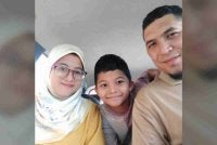Tiga beranak yang dilaporkan hilang sejak 20 Julai lalu.