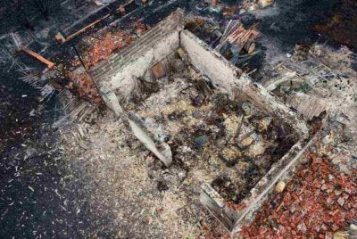 Sebahagian peluru mortar dan peluru antikereta kebal dipercayai milik tentera Jerman dan Perancis.