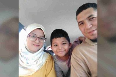 Tiga beranak yang dilaporkan hilang sejak 20 Julai lalu.
