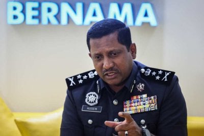Hussein ketika ditemui pemberita selepas menghadiri Program Waspada terbitan Bernama Radio di Wisma Bernama pada Rabu. Foto Bernama