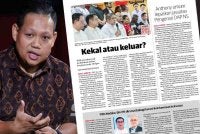 Laporan Sinar Harian pada Rabu. Gambar kiri: Mujibu 