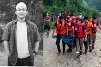 Mangsa, Ahmad Al Hafiz Asri Ahmad (gambar kiri) lemas ketika mandi-manda bersama rakan di Sungai Loh, Kampung Jongok Batu, Hulu Dungun. Foto FB Balai Bomba Ambs/Tengku Mahri Tengku Chik
