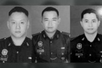 Tiga anggota polis yang maut dikenal pasti sebagai Chiu Teck Siong, Mohamad Nur Hafiz Ibrahim dan Muhammad Raimi Ismarubee. Foto Facebook Anwar Ibrahim
