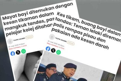 Laporan Sinar Harian mengenai pelajar terbabit telah ditahan reman selama tujuh hari bermula dari 30 Julai hingga hari ini dengan kes disiasat di bawah Seksyen 302 dan 315 Kanun Keseksaan.