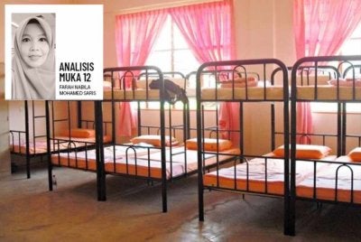 Kehidupan di asrama mengajar mereka mengurus masa, berdikari, menghormati peraturan dan hidup bersama individu daripada pelbagai latar belakang. Foto hiasan 
