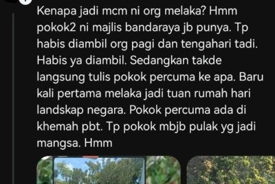 Hantaran tular di Threads pada Khamis.