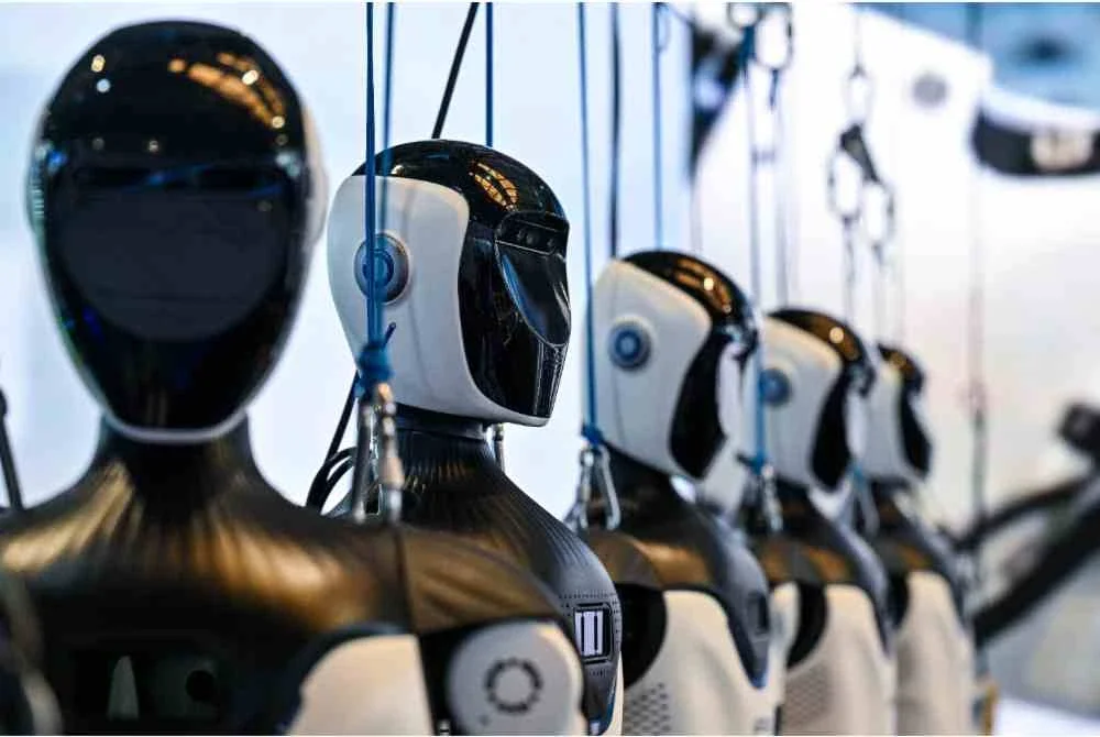 Syarikat berpusat di Beijing menguasai 90 peratus penghantaran robot manusia global pada tahun lalu. Foto: AFP