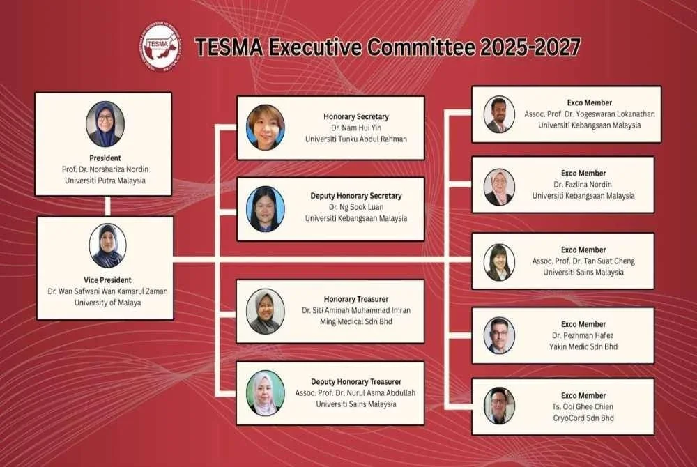 Jawatankuasa Eksekutif TESMA 2025 - 2027.